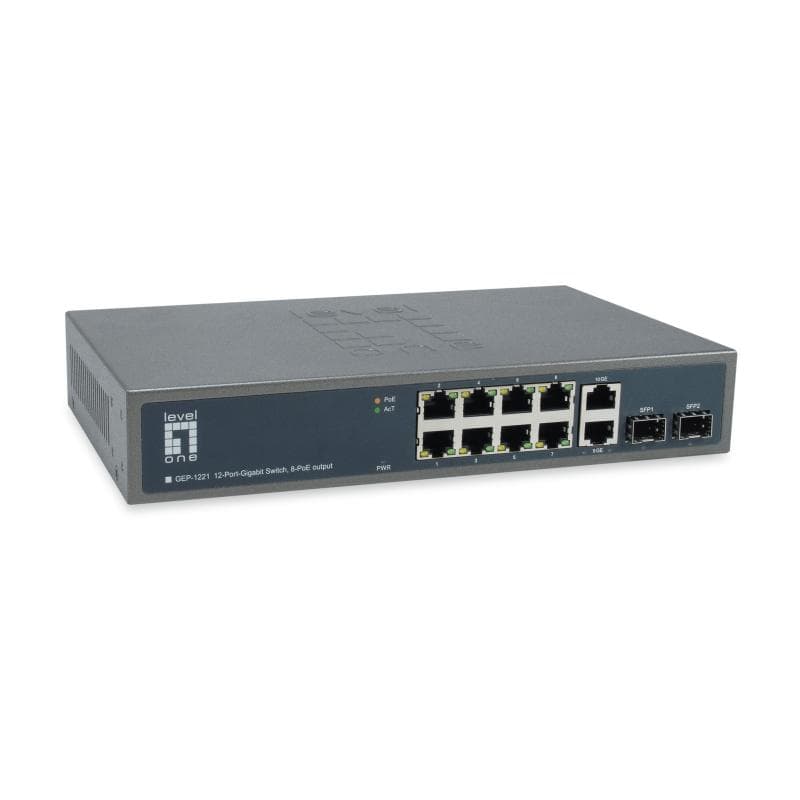 LEVELONE Switch 10x GE GEP-1221