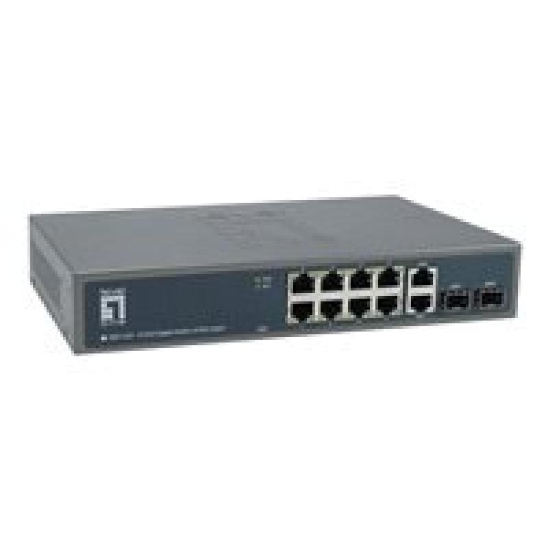 LEVELONE Switch 10x GE GEP-1221