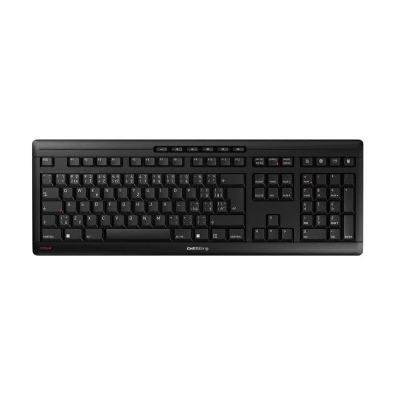 CHERRY TAS STREAM KEYBOARD Wireless CS-Layout schwarz