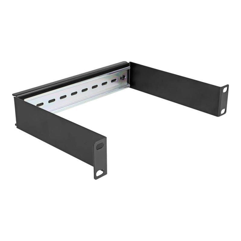 DELOCK 10″ Hutschienenpanel 1 HE schwarz