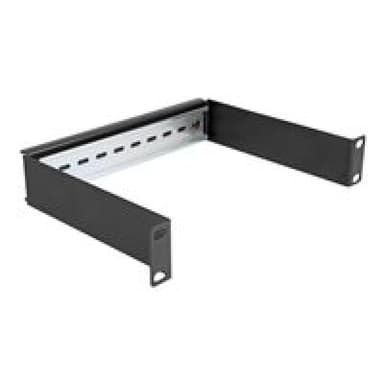 DELOCK 10″ Hutschienenpanel 1 HE schwarz