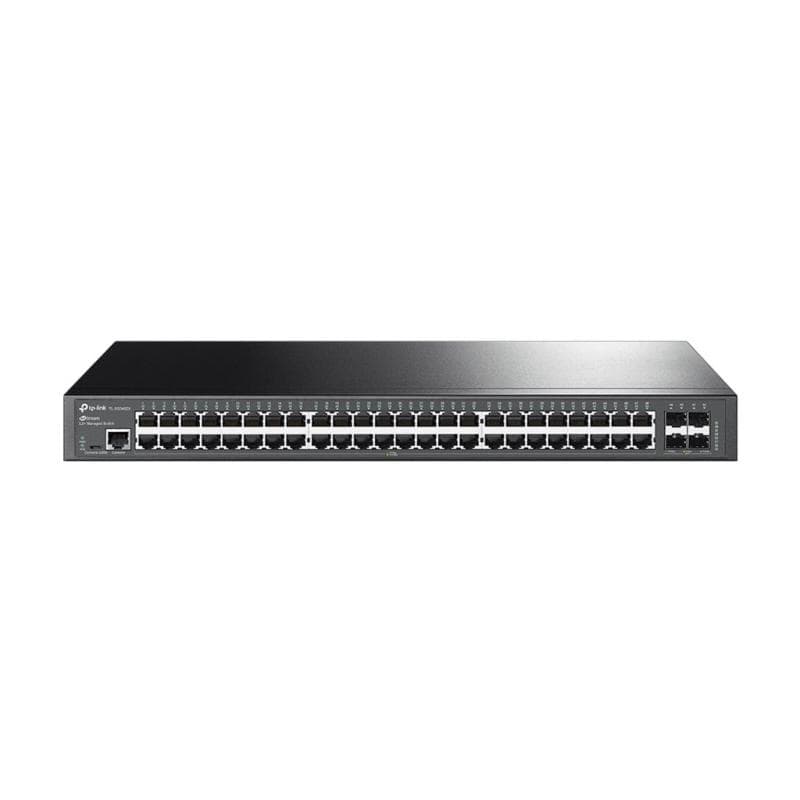 TP-LINK JetStream? 48-Port Gigabit L2+ Managed Switch with 4 10GE SFP+ Slots