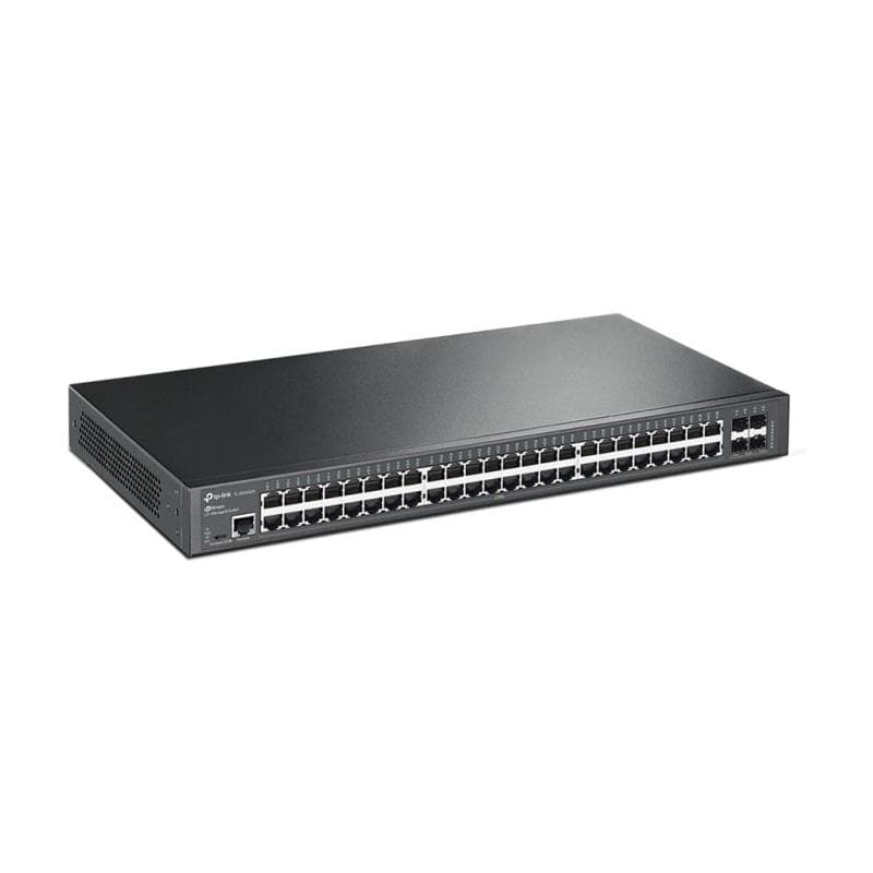 TP-LINK JetStream? 48-Port Gigabit L2+ Managed Switch with 4 10GE SFP+ Slots