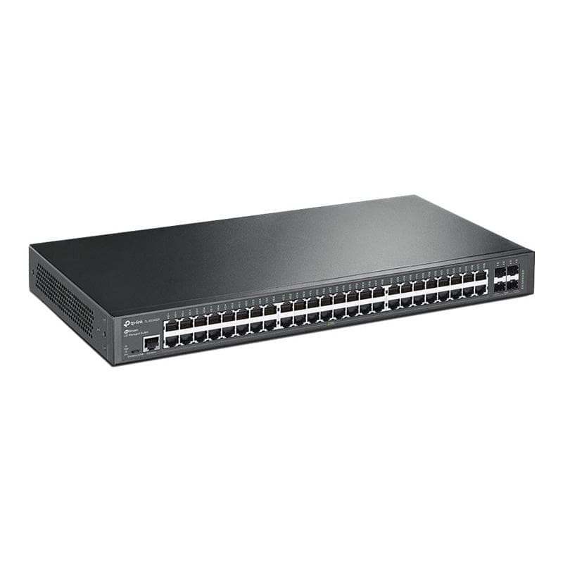 TP-LINK JetStream? 48-Port Gigabit L2+ Managed Switch with 4 10GE SFP+ Slots