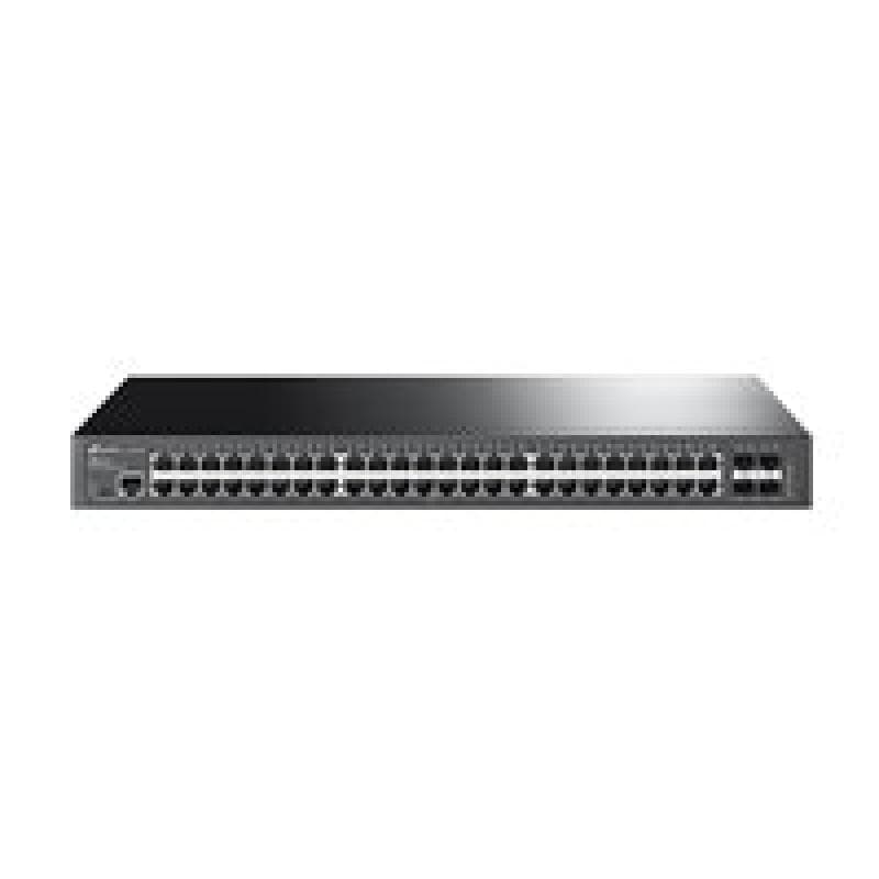 TP-LINK JetStream? 48-Port Gigabit L2+ Managed Switch with 4 10GE SFP+ Slots