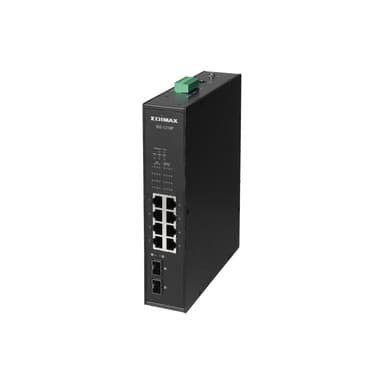 EDIMAX Switch EDIMAX Industrial 8-Port POE GbE + 2 GbE SFP unmanag.