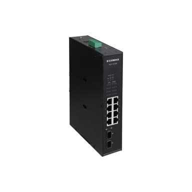 EDIMAX Switch EDIMAX Industrial 8-Port POE GbE + 2 GbE SFP unmanag.