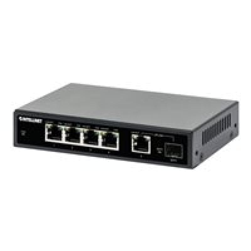 INTELLINET 5-Port Gigabit PoE+ Switch 1SFP91W