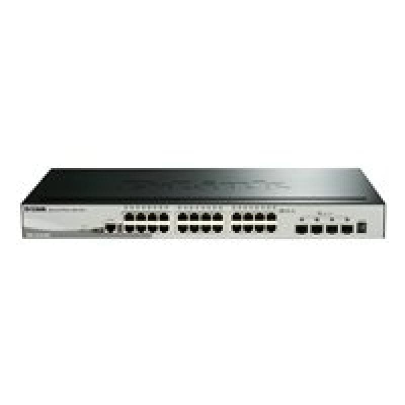 D-LINK 28-Port Smart Managed Gigabit Stack Switch 4x 10G, dlink|green 3.0