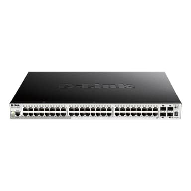 D-LINK 52-Port Smart Managed PoE+ Gigabit Stack Switch 4x 10Gdlink|green 3.0, 48x 10/100/1000Mbit/s