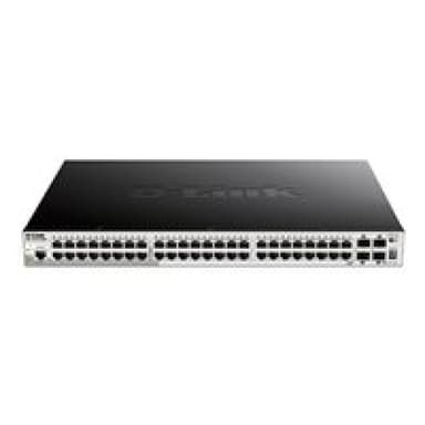 D-LINK 52-Port Smart Managed PoE+ Gigabit Stack Switch 4x 10Gdlink|green 3.0, 48x 10/100/1000Mbit/s