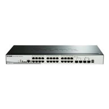 D-LINK 28-Port Smart Managed PoE Gigabit Stack Switch 2x 10Gdlink|green 3.0, 24x 10/100/1000Mbit/s T