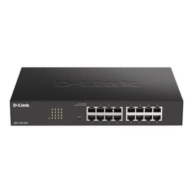 D-LINK 16-Port Layer2 Smart Gigabit Switch, 16x 10/100/1000Mbit/s TP (RJ-45) Port