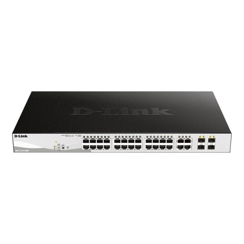 D-LINK 28-Port Layer2 PoE+ Gigabit Smart Managed Switchdlink|green 3.0, 24x 10/100/1000Mbit/s TP (RJ