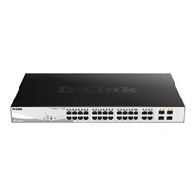 D-LINK 28-Port Layer2 PoE+ Gigabit Smart Managed Switchdlink|green 3.0, 24x 10/100/1000Mbit/s TP (RJ