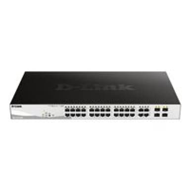 D-LINK 28-Port Layer2 PoE+ Gigabit Smart Managed Switchdlink|green 3.0, 24x 10/100/1000Mbit/s TP (RJ