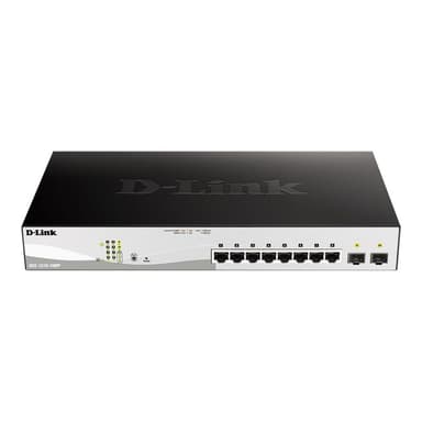 D-LINK 10-Port Layer2 PoE+ Smart Managed Gigabit Switch8 x 10/100/1000Mbit/s TP (RJ-45) PoE Port, Po