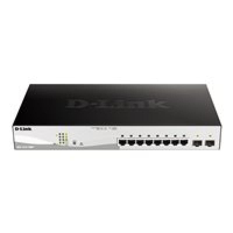 D-LINK 10-Port Layer2 PoE+ Smart Managed Gigabit Switch8 x 10/100/1000Mbit/s TP (RJ-45) PoE Port, Po