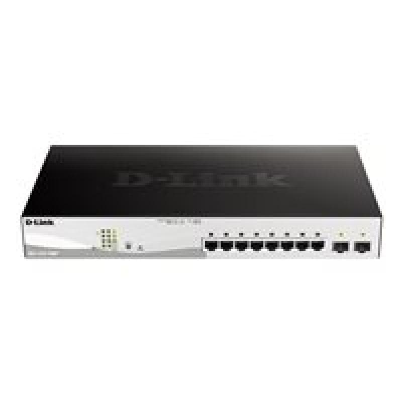 D-LINK 10-Port Layer2 PoE+ Smart Managed Gigabit Switch8 x 10/100/1000Mbit/s TP (RJ-45) PoE Port, Po