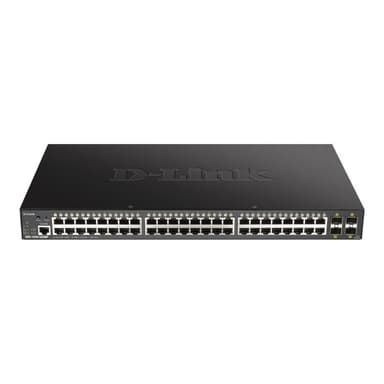 D-LINK 52-Port Smart Managed PoE+ Gigabit Switch 4x 10G, dlink|green 3.0