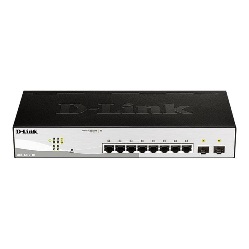 D-LINK 10-Port Layer2 Smart Managed Gigabit Switchdlink|green 3.0, 8x 10/100/1000Mbit/s TP (RJ-45) P