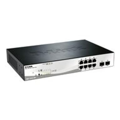 D-LINK 10-Port Layer2 PoE Smart Managed Gigabit Switchdlink|green 3.0, 8x 10/100/1000Mbit/s TP (RJ-4