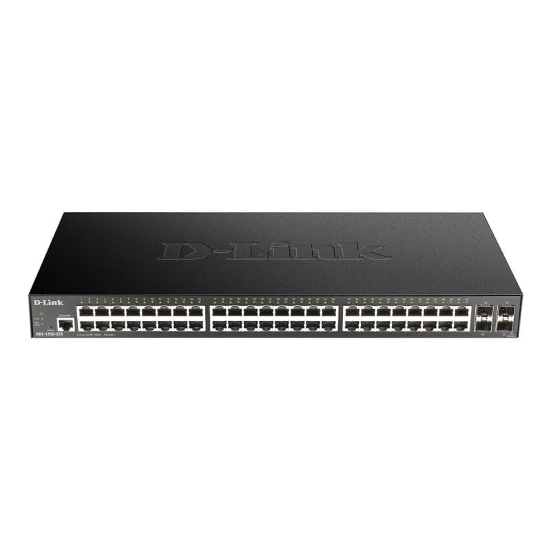D-LINK 52-Port Smart Managed Gigabit Switch 4x 10Gdlink|green 3.0, 48x 10/100/1000Mbit/s TP (RJ-45)