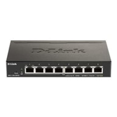 D-LINK 8-Port Layer2 PoE Smart Gigabit Switch8x 10/100/1000Mbit/s TP (RJ-45) PoE Port, 802.3af/at Po