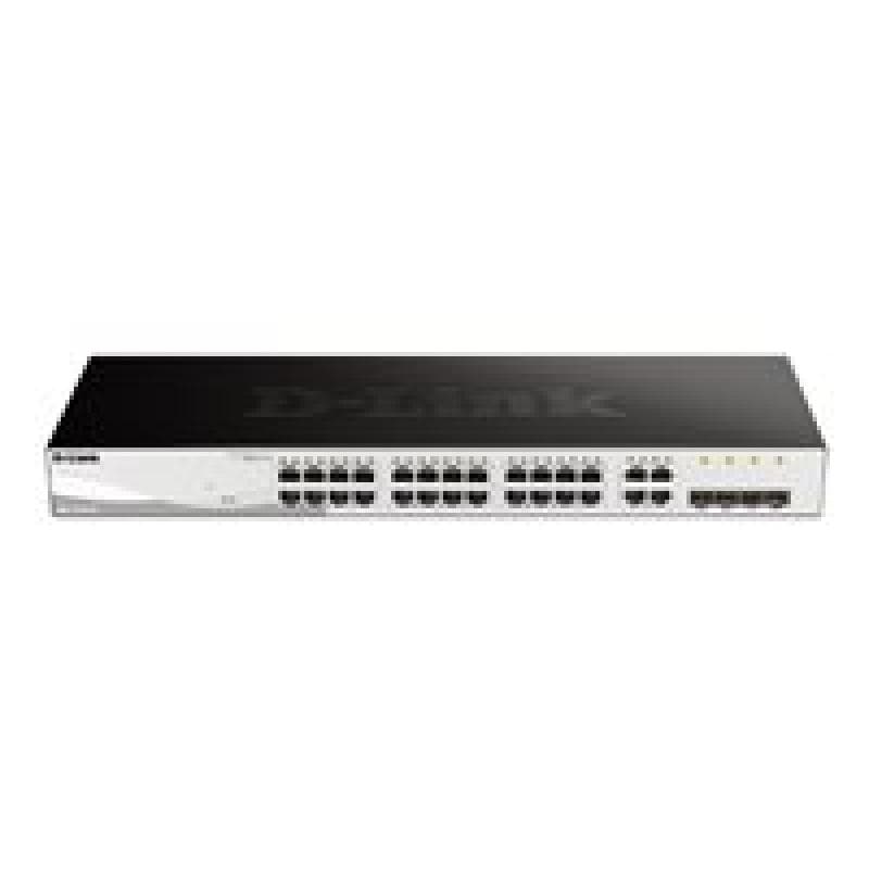D-LINK 28-Port Layer2 Smart Managed Gigabit Switchdlink|green 3.0, 24x 10/100/1000Mbit/s TP (RJ-45)