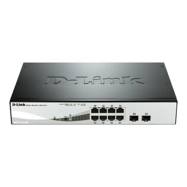 D-LINK 8-Port Layer2 PoE Smart Managed Gigabit Switchdlink|green 3.0, 8x 10/100/1000Mbit/s TP (RJ-45
