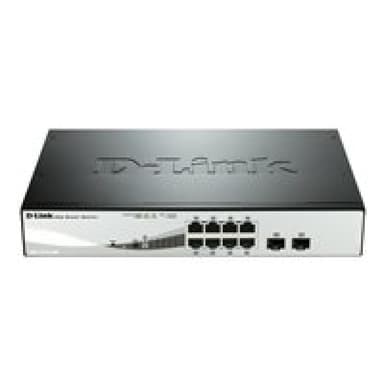 D-LINK 8-Port Layer2 PoE Smart Managed Gigabit Switchdlink|green 3.0, 8x 10/100/1000Mbit/s TP (RJ-45