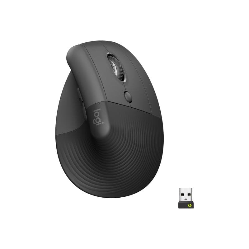 LOGITECH Lift Ergonomic Wireless Mouse black retail