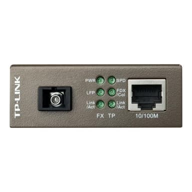 TP-LINK Omada 10/100 Mbps RJ45 to 100 Mbps Single-mode SC WDM Bi-Directional Fiber Converter