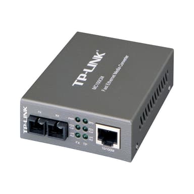 TP-LINK Omada 10/100 Mbps RJ45 to 100 Mbps Multi-mode SC Fiber Converter