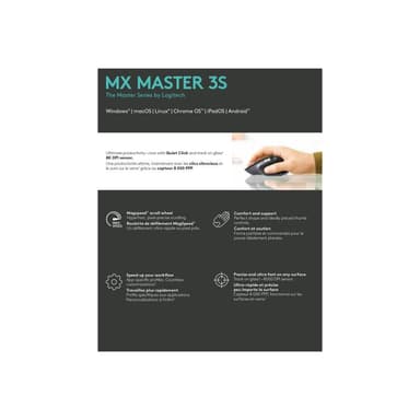 LOGITECH MX Master 3S Perf Wless Mouse Graph