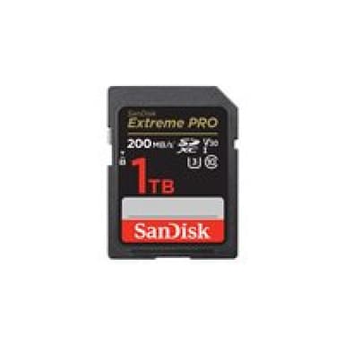 SANDISK Extreme Pro 1 TB SDXC Speicherkarte 2022 (bis 200 MB/s, Cl10, U3, V30)