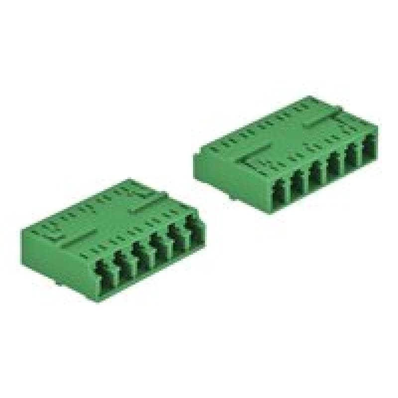 DELOCK LWL Kupplung HD LC Hexaplex Buchse zu LC Hexaplex Buchse grün