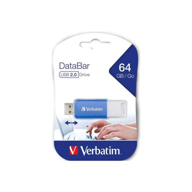 VERBATIM Stick Verbatim Databar 64GB USB2.0