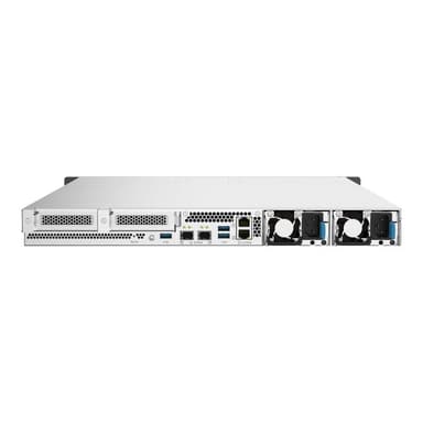 QNAP 1U 10-bay all flash NAS, U.2/U.3 NVMe PCIe Gen4 x4 and SATA 6Gbps bays, AMD EPYC 7232P 8C 16T 3