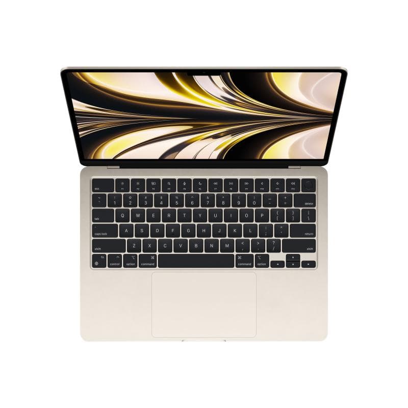 APPLE MacBook Air 2022 Polarstern 34,5cm (13,6") Apple M2 8GB 256GB MacOS