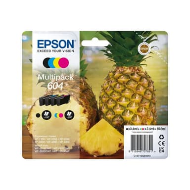 EPSON 604 Multipack - 4er-Pack - Schwarz, Cyan, Magenta, Gelb