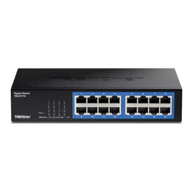 TRENDNET Switch 16 Port Gbit Desktop Switch /w metal