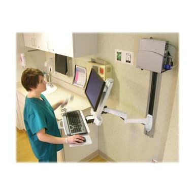 ERGOTRON Serie 200 Combo Schwenkarm in Weiß