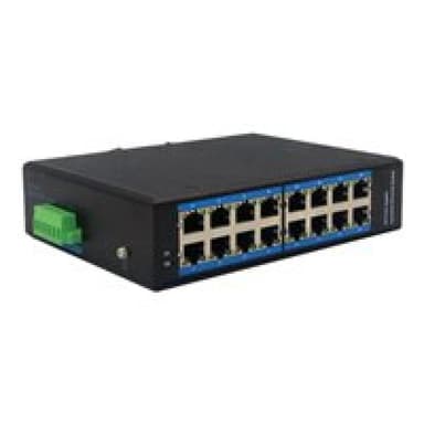 DIGITUS Industrial 16-Port Gigabit Switch, Unmanaged