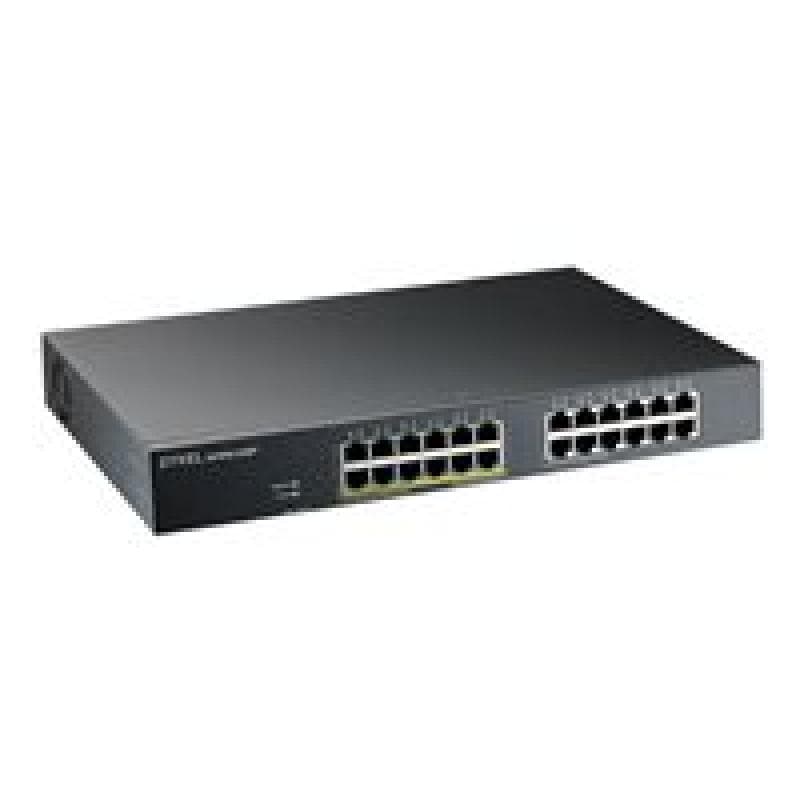 ZyXEL 24-Port GbE+ 130Watt 802.3at Smart Switch NebulaFlex.