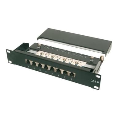 PatchPanel Cat.6 08 Port Digitus / STP / 10″ / DN-91608S