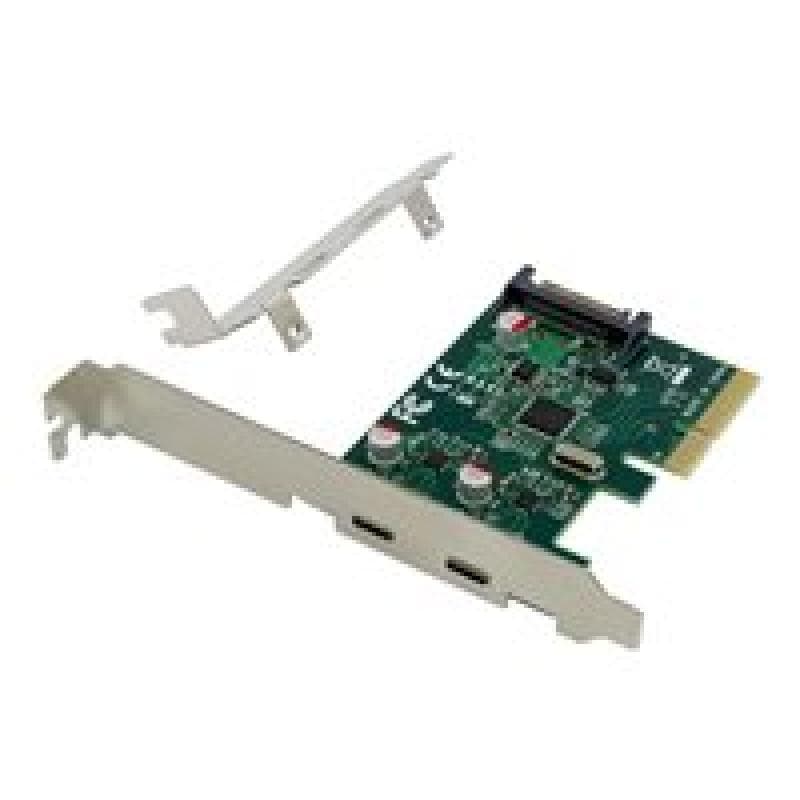CONCEPTRONIC PCI Express Card 2 Port USB-C 3.2 Strom erford.