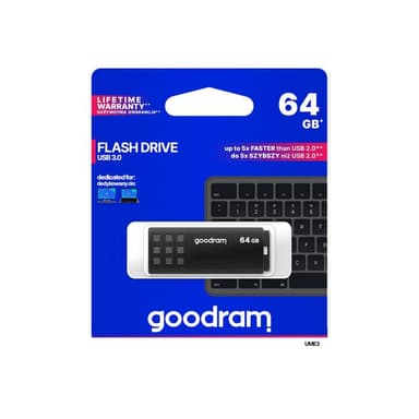 GOODRAM UME3 USB 3.0 64GB Black