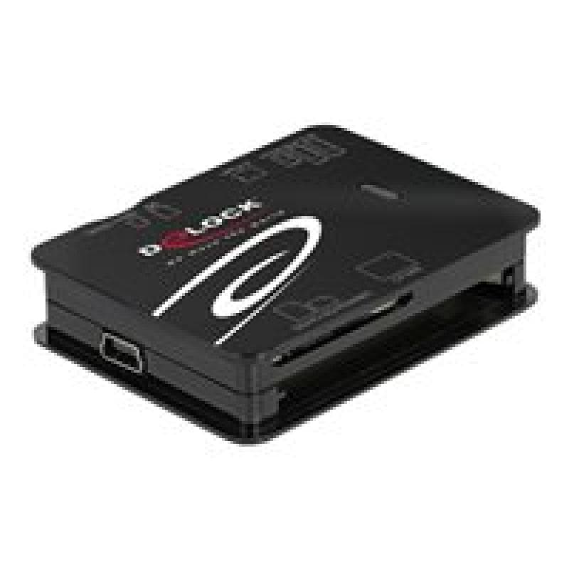 DELOCK USB 2.0 Card Reader für CF / SD / Micro SD / MS / xD / M2 Speicherkarten