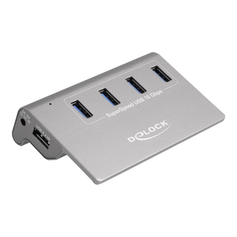 DELOCK USB 3.2 Gen 2 Hub mit 4 USB Typ-A Ports